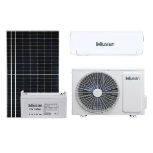 AC DC Solar Air Conditioner 9000Btu 12000Btu 18000Btu 24000Btu with Solar Panel and Batteries