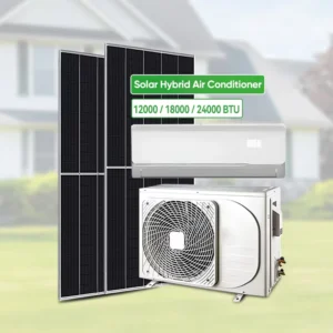 Cooling and Heating All Year Round 12000 Btu air Conditioner Hybrid Solar air Conditioner Outdoor Unit for Home Use