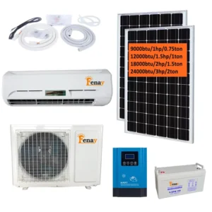 DC 48V 9000BTU Split 100% Inverter Solar Powered Air Conditioning 2 5 Year Warranty