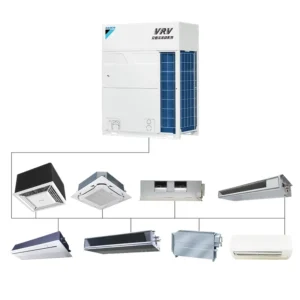DC AC Hybrid Solar Air Conditioner Dual Power Energy Saving Cooling Heating Unit for Home Villa