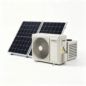 DGWG2 ACDC 12K 12000BTU ACDC Hybrid Solar Air Conditioner T3 High Temp Wall Split Household Energy Saving Auto AC Backup