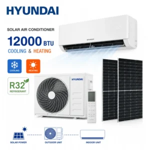 Energy Saving 12000 BTU DC Solar Air Conditioner Off Grid Solar Hybrid Air Conditioners R32 50Hz Air Conditioning