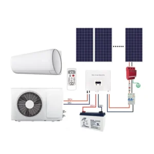 Energy Saving 9000 BTU Hybrid ACDC Solar Air Conditioner for Household Use