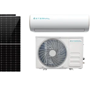 Energy Saving AC DC Hybrid Solar Air Conditioner 18000Btu Solar Energy Photovoltaic DC Air Conditioner for Cooling and Heating