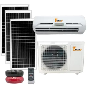 Factory 18000btu Solar Powered Split Wall Mounted Home & Hotel Use Air Conditioner Power Saving