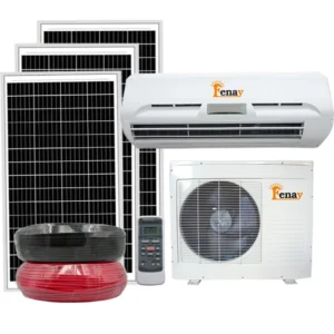 Fenay Solar Power AC DC Hybrid Split Unit Air Conditioner 12000Btu Cooling Capacity 2 5 Year Warranty Model TKF 35GW OG