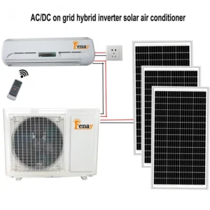Full DC Inverter Solar Powered 12000Btu 1.5Hp Split AC Unit for Household Hotel Use