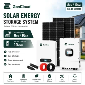 High Capacity 15kWh Solar Battery Storage System 110V 250V Lead Acid Lithium Ion MPPT Controller 25 Year Warranty Home Use