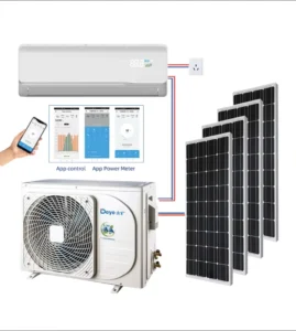 High quality Solar DGA2 ACDCBLW 12K Battery powered Solar Air Conditioning Grid connected Hybrid Solar Air Conditioner