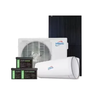 Home Solar Power 12000 18000 24000Btu Mini Split Residential Heating Cooling Off Grid Solar AC Air Conditioner System Set