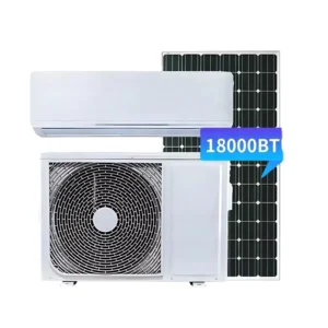 Hybrid 48V AC DC Solar Air Conditioner 12000BTU 24000 BTU Cooling Only for Hotels and Households with US Plug