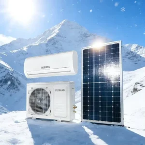 Hybrid AC DC Solar Assisted Split AC 220V Inverter 12000BTU 1.5 Ton Household Commercial Cooling Heating