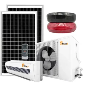 Hybrid DC Inverter Solar Air Conditioning 9000BTU 10000BTU Heating Capacity Split System with 80-90% Energy Efficiency COP 5.2