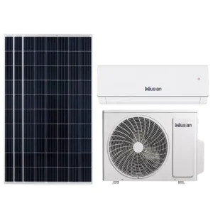 Hybrid Solar Air Conditioner 24000 BTU 18000 BTU 12000 BTU AC DC Solar Power Energy Air Conditioner Home