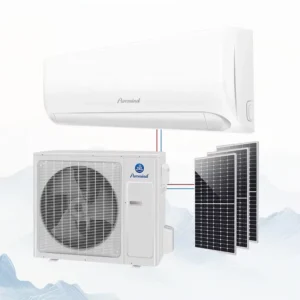 Off Grid Energy Saving Solar AC Air Conditioner 24000BTU Inverter Cooling Heating Solar Mini Split