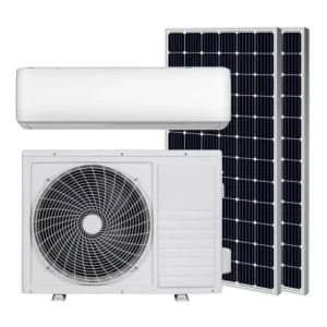Off Grid Solar Powered AC DC Hybrid Split Air Conditioner 12000 18000 24000 BTU for Home with Battery Solar Panel