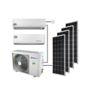 Outdoor 9000btu 12000btu 18000btu 24000btu Home Hybrid Solar Powered Air Conditioner for Homes