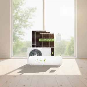 Powerful Solar Panel DC Air Conditioner Split Air Conditioning System 18000BTU 1.5 Horsepower Solar Powered Mini