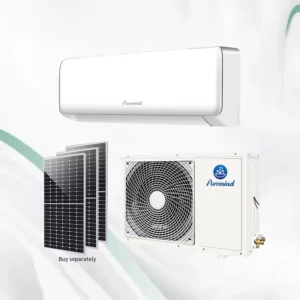 Puremind Factory 100% Solar Air Conditioner 9000Btu 1 1.5hp Solar Powered Air Conditioner Less Energy Aire Acondicionado