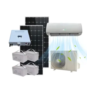Quiet 18000BTU 3-in-1 Hybrid Grid Solar Panel Air Conditioner Auto Clean Function WiFi Remote R32 550W US Residential Shop
