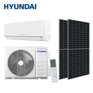 R32 Solar Hybrid Inverter Air Conditioner 12000 Btu AC DC Solar Power Cooling Heating for Home & Hotel Use