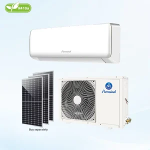 Solar AC DC Hybrid Air Conditioner 9000-24000BTU R410A WiFi Control Solar Hybrid Power for Outdoor RV Car Hotel