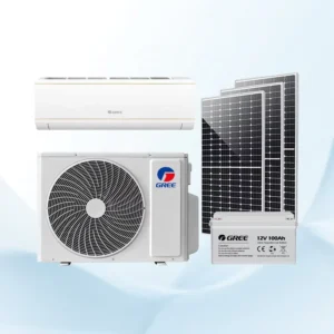 Solar AC DC Hybrid Air Conditioner 9000BTU 12000BTU 1.5HP 1HP Climatiseur Solaire Solar Airconditioner for Homes Wifi