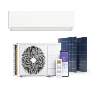 Solar Air Conditioner 12V 24V 48V Off Grid 9000BTU Split DC AC Unit for Remote Area Cabin RV and Tiny House Cooling Only