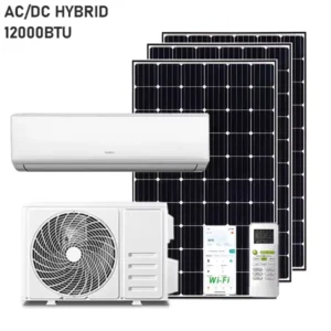 Solar Air Conditioner 18000BTU Off Grid DC24V 48V Household Cooling Heating System
