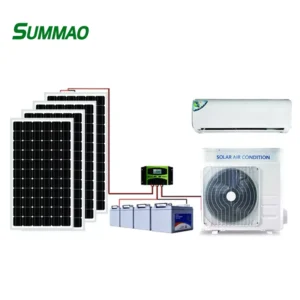 Solar Air Conditioner AC DC Solar Panel Solar Air Conditioner for Home Wall Mounting