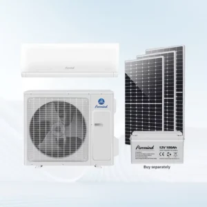 Solar Air Conditioner Hybrid Inverter Solar Powered Ar Condicionado 12000Btu 18000Btu 24000Btu Cooling Heating On Off Grid