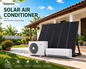 Solar Air Conditioner Solar Powered Air Conditioner 12000BTU 18000BTU 24000BTU 1.5HP 2HP 3HP Hybrid Power ACDC