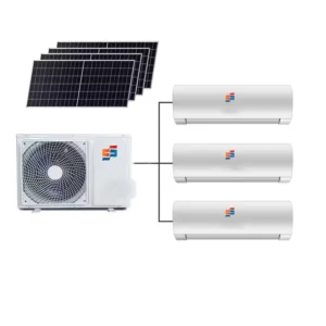 Solar Air Conditioner Solar Powered Air Conditioner 12000BTU 18000BTU 24000BTU 1.5HP 2HP 3HP Hybrid Power ACDC