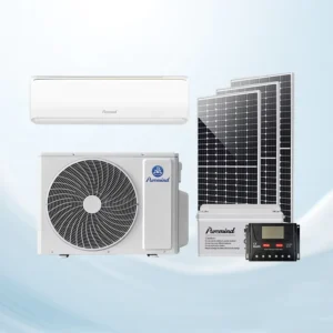 Solar Air Conditioner Split Wall Mounted 9000 24000 Btu R410a Refrigerant Outdoor Use WiFi App Controlled