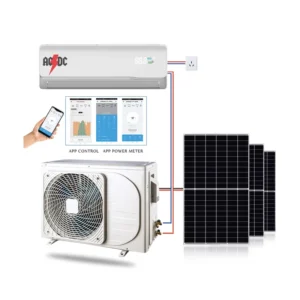 Solar Airconditioner Wall Split Air Conditioner DGWA2 ACDCBLW 24K Solar AC DC Hybrid Air Conditioner for Home