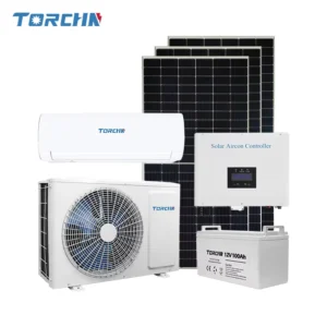 Solar Inverter Air Conditioner 12000BTU 18000BTU 24000BTU Solar Aircon Energy System Home Hybrid Off Grid System
