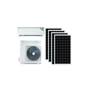 Solar Powered Air Conditioner 12000Btu 18000Btu 24000Btu AC DC Hybrid Inverter Solar Air Conditioning