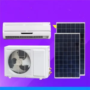 Solar Powered Central Air Conditioner 12000 24000BTU 1.5 3HP Cooling Heating Hybrid Power ACDC Hotel Household Use