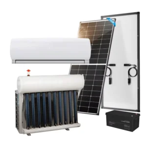Thermal Hybrid Split Solar Air Conditioner Household Air Conditioning Cooling Heating with Vacuum Tubes 9000 24000BTU